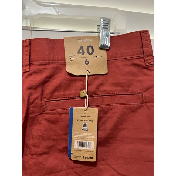 Patagonia Cotton/Hemp Mens Shorts - NWT Size 40 - Picture 4 of 5